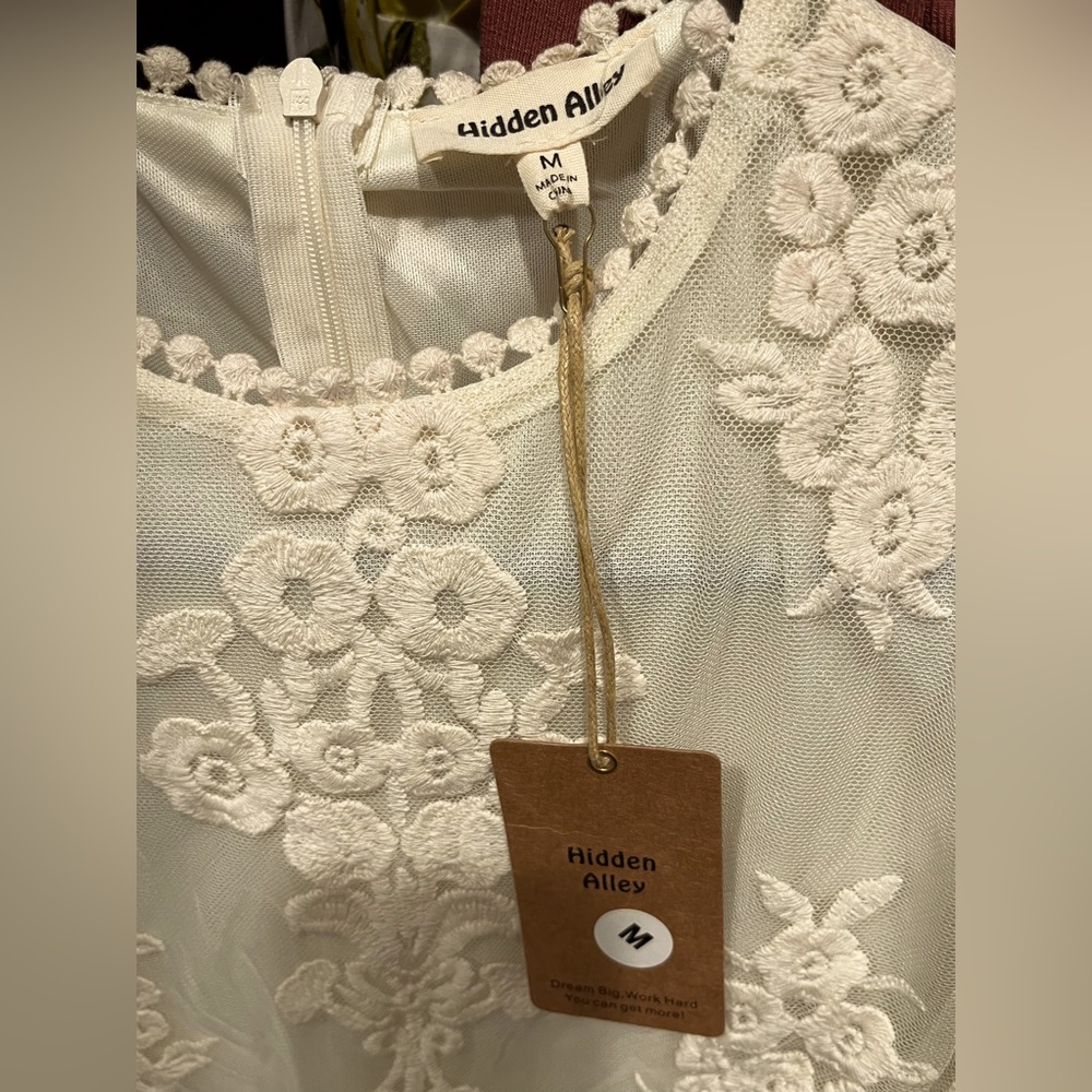 Hidden Alley for Unique Vintage retro wedding dress. New with tags.